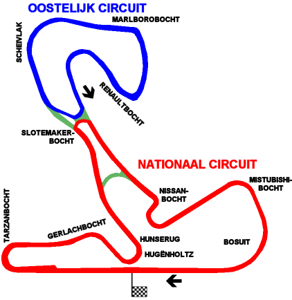 Zandvoort 1999÷...: Nationaal Circuit e Oostelijk Circuit